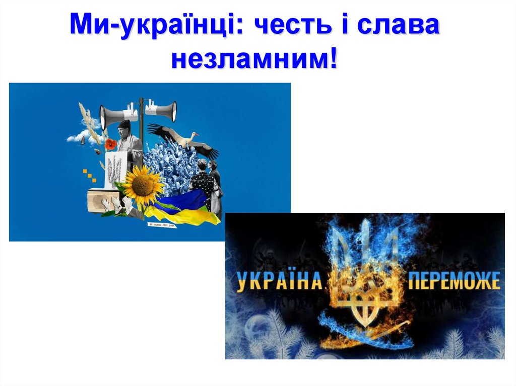 Ми-українці: честь і слава незламним!