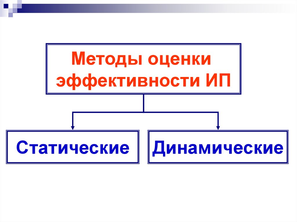 Статические и динамические перегрузки. Статические и динамические методы оценки инвестиционных проектов. Динамические методы.