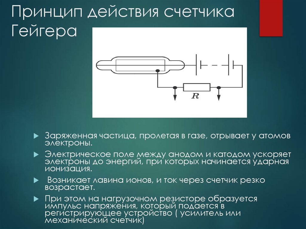 Счетчик гейгера устройство рисунок