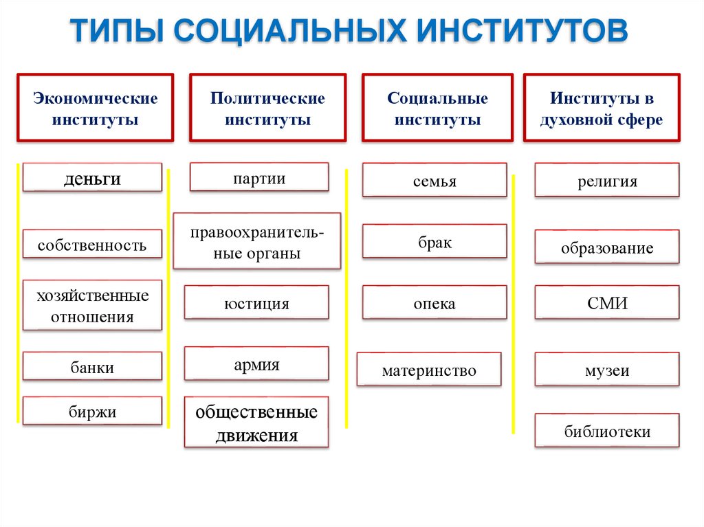 Институт политики функция