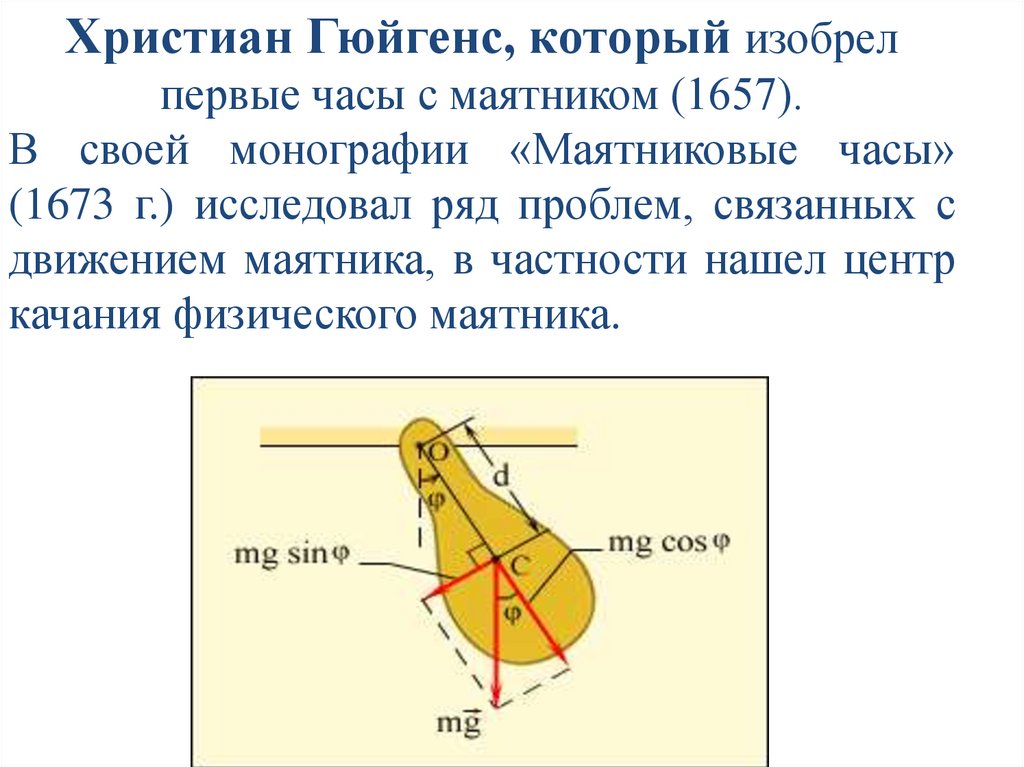 Маятник тела