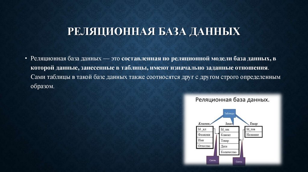 Система управления базами данных и их классификация - презентация онлайн