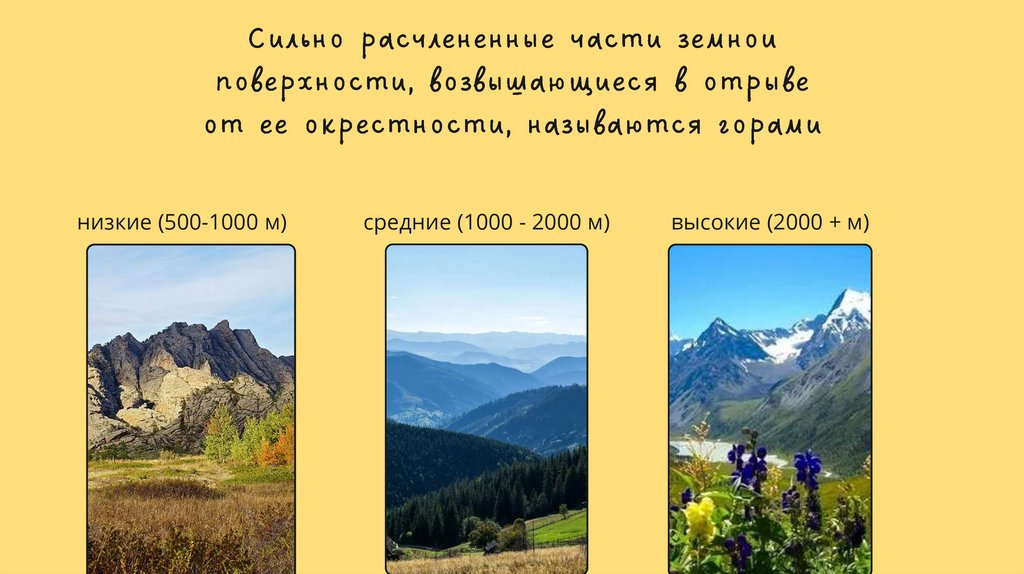 Рельеф - презентация онлайн