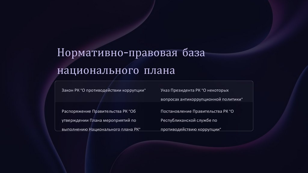 Национальный план противодействия коррупции в РК: Разбираемся в деталях ...