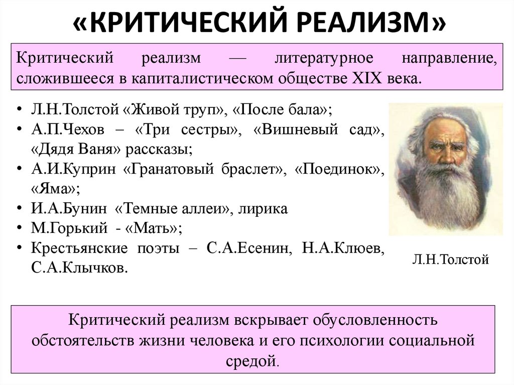 Реализм произведения. Толстой критический реализм произведения. Критический реализм в литературе 19. Представители критического реализма в русской литературе. Критический реализм Толстого.