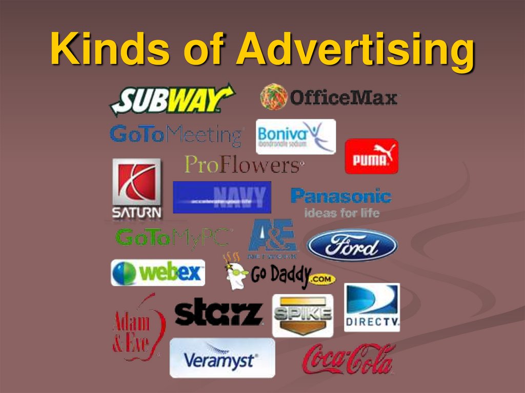 Kinds of Advertising