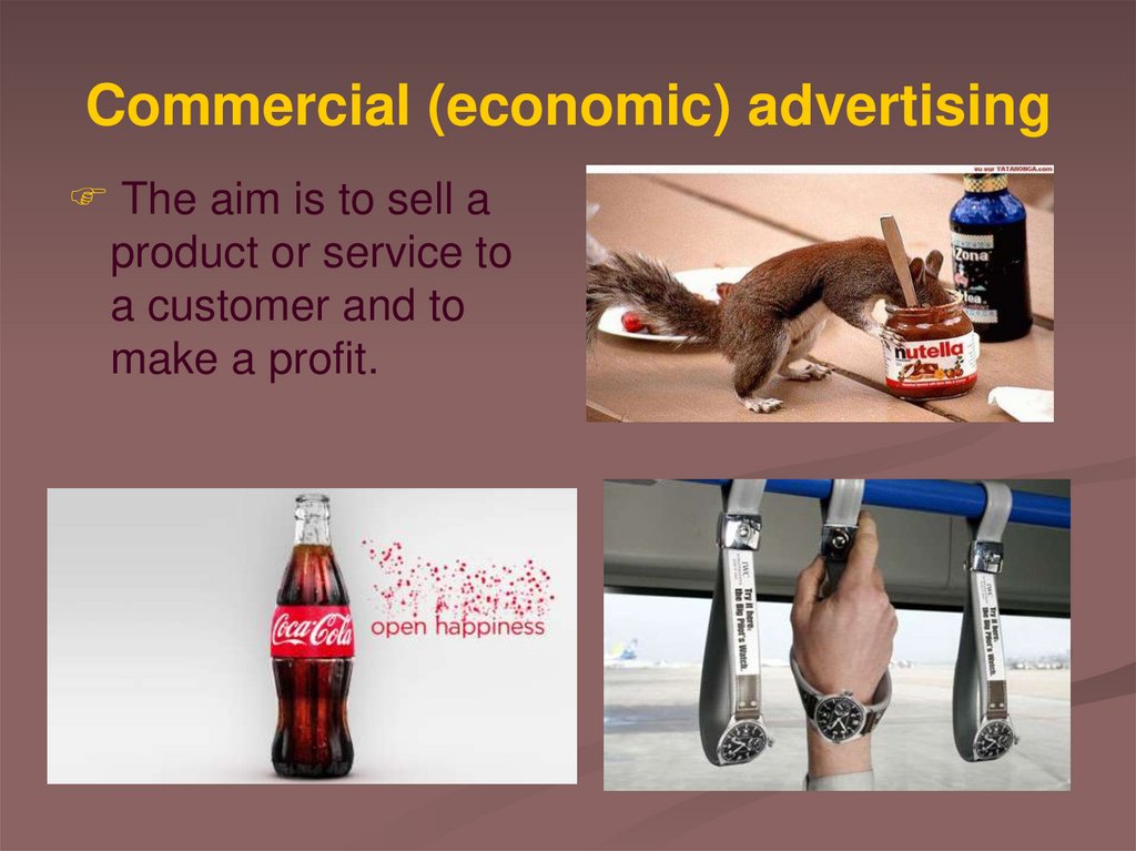 Commercial (economic) advertising