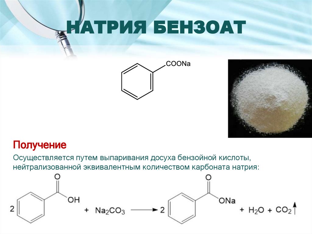 Бензоат натрия используемый в качестве. Бензоат натрия. Натрия салицилата. Салицилат натрия формула. Натрия бензоат отличают от натрия салицилата по реакции с раствором.