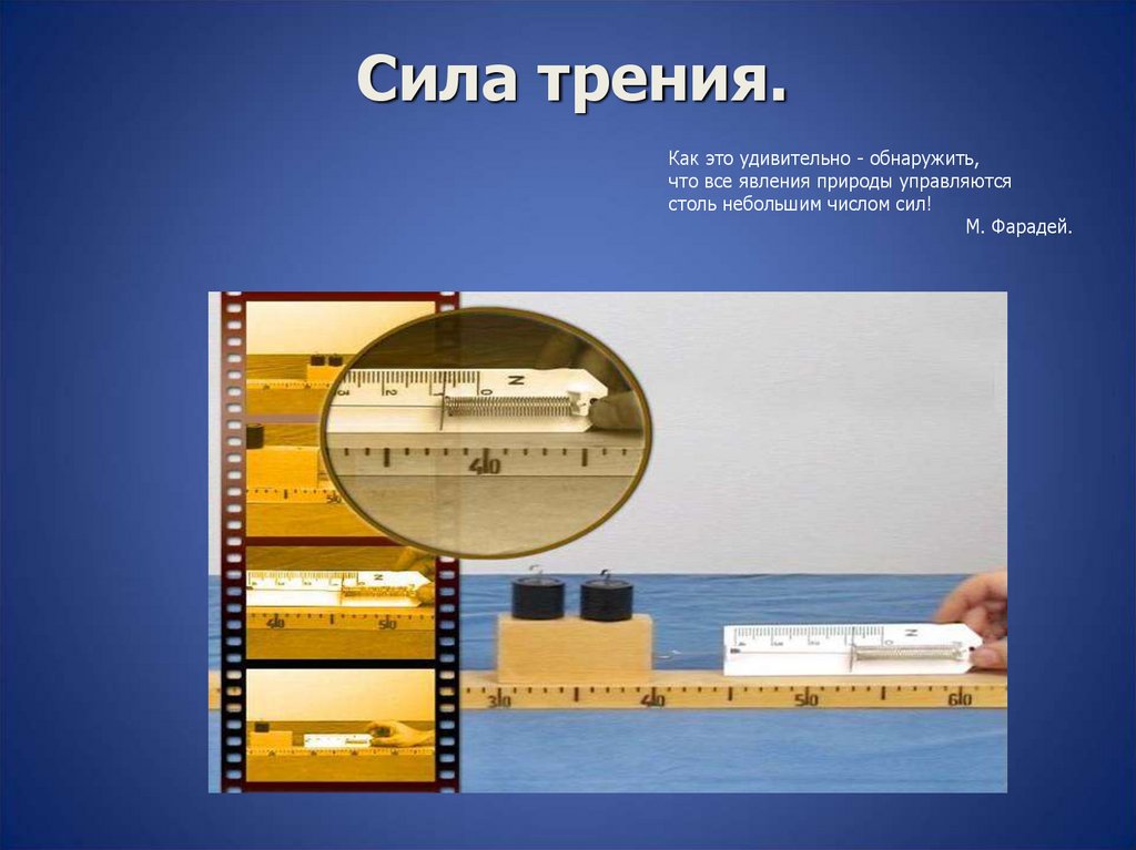 Сила трения.