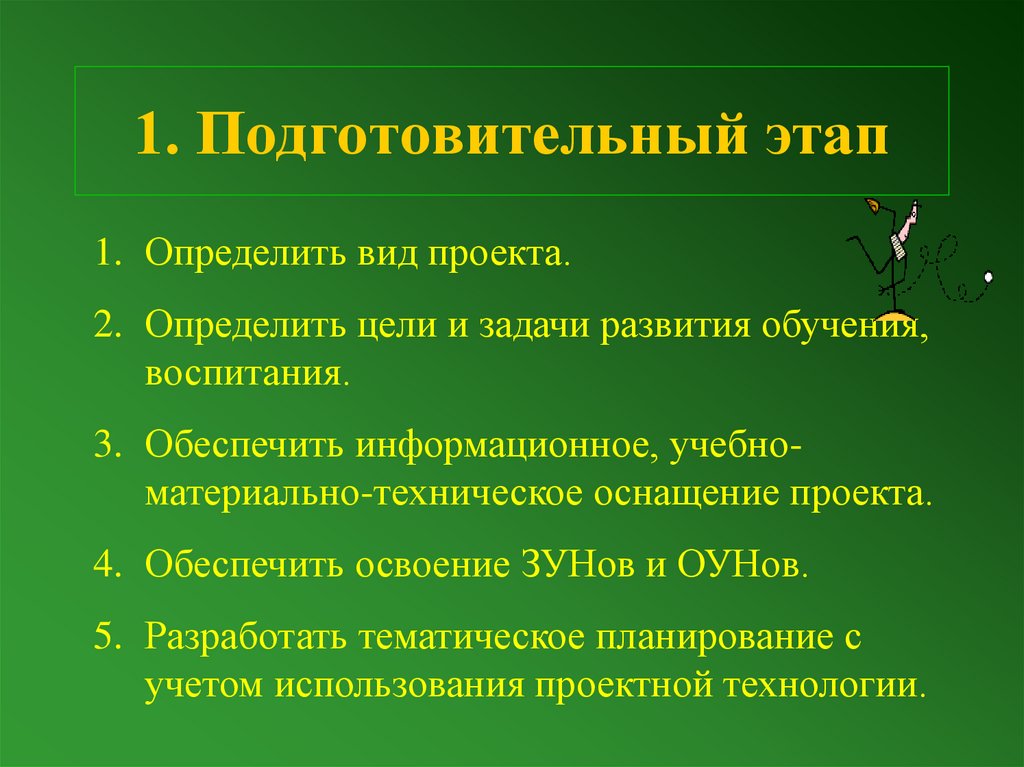 1. Подготовительный этап