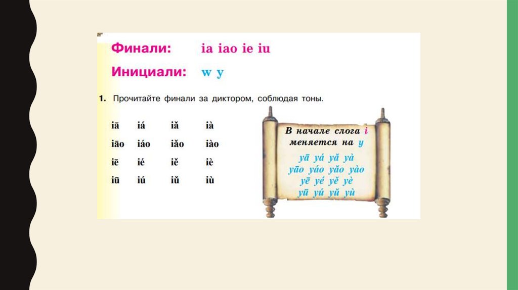 Финали ia, iao, ie, iu - презентация онлайн