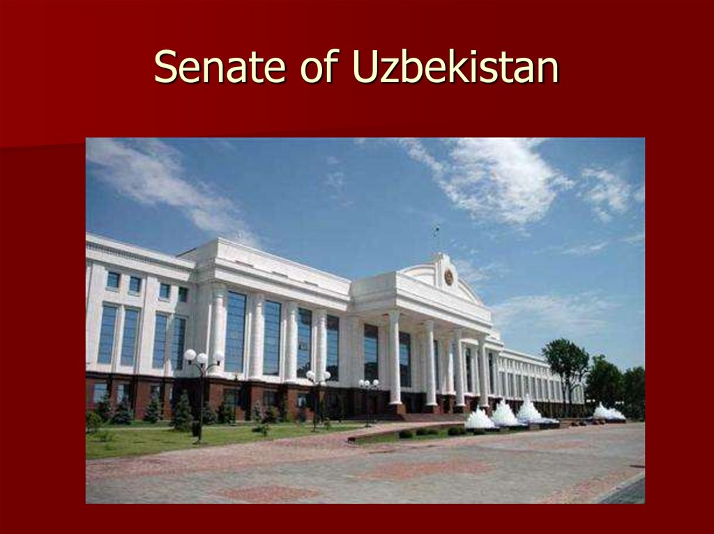 National Parliament of Uzbekistan: Oliy Majlis