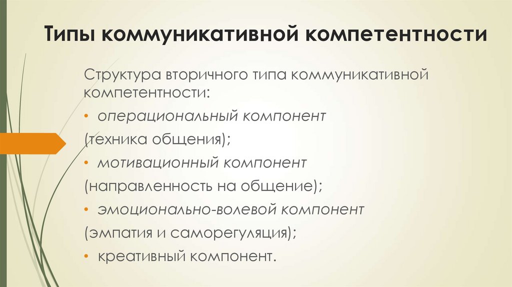 Коммуникативные типы