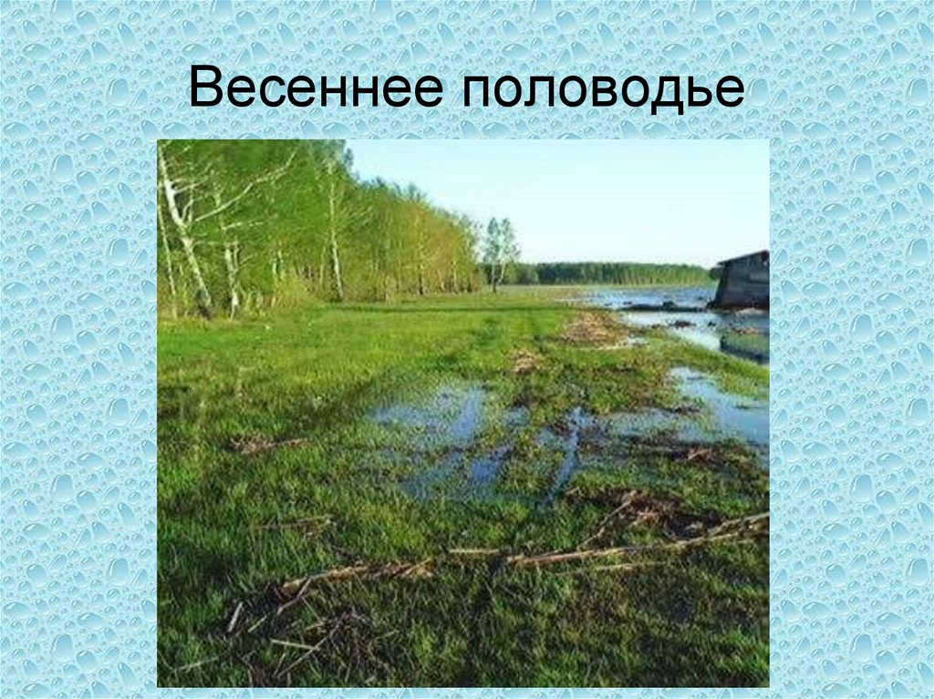 Весеннее половодье