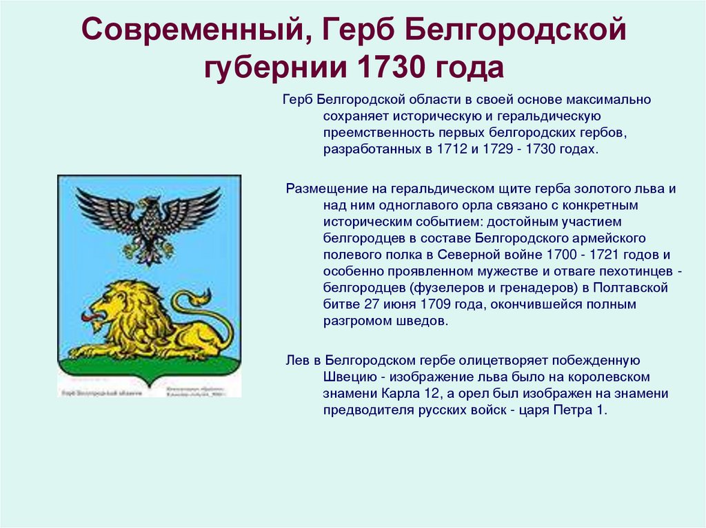 Гербы белгородской области и районов презентация