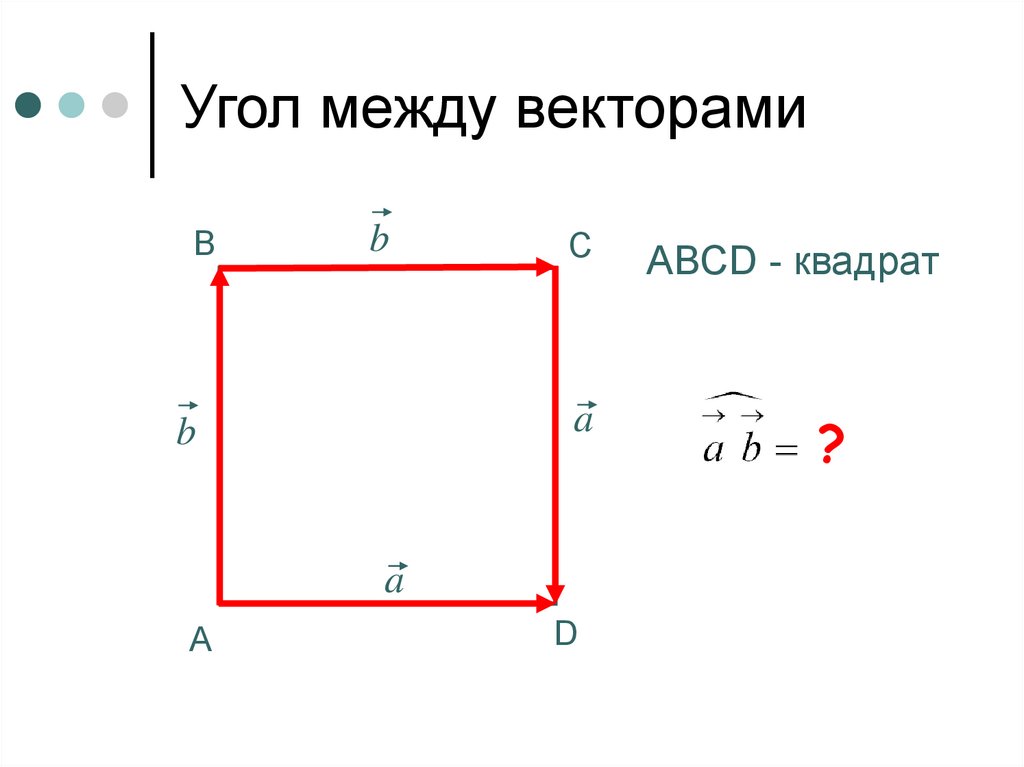 Угол между векторами