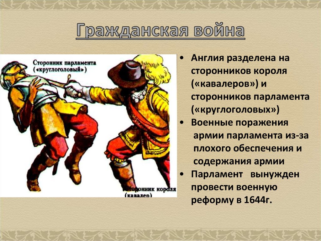 Революция в Англии - презентация онлайн