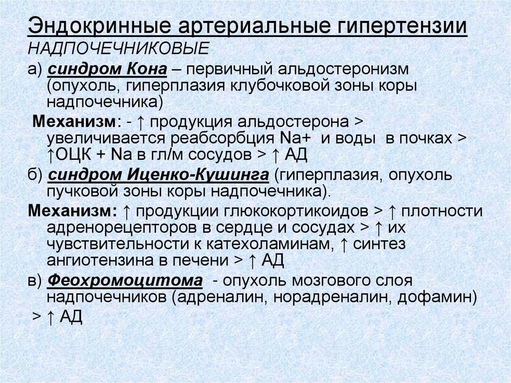 Артериальные гипертензии - online presentation