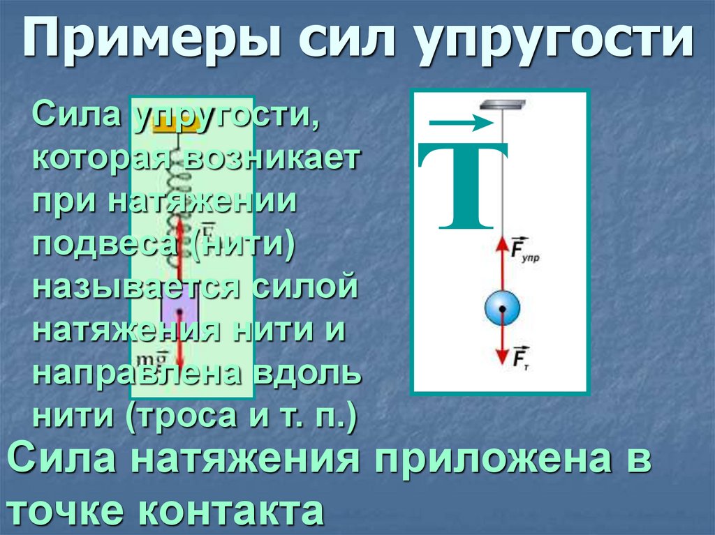 Сила упругости закон гука 7 класс