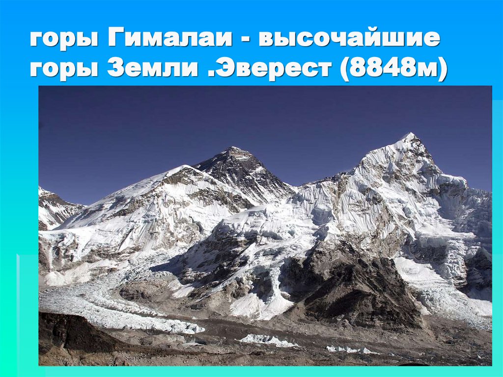 Какая гора является низкой. Рельеф земли горы Гималаи. Гора Гималаи рельеф. География 6 класс - высота горы - Гималаи. Складчатые горы Гималаи.