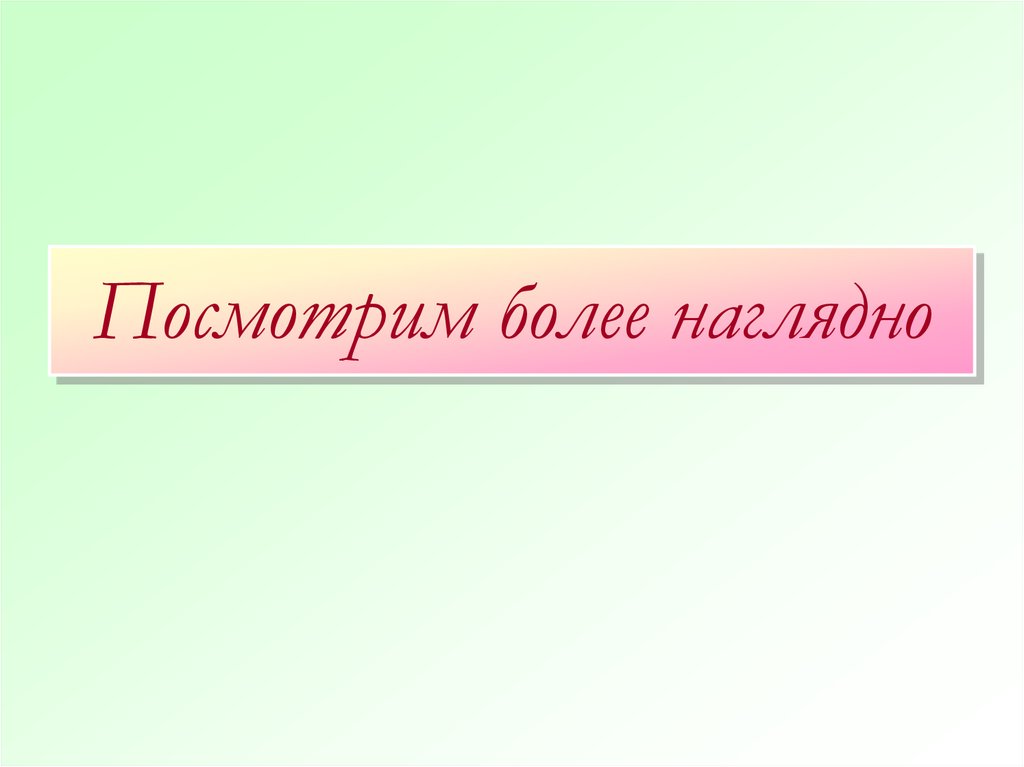 Посмотрим более наглядно