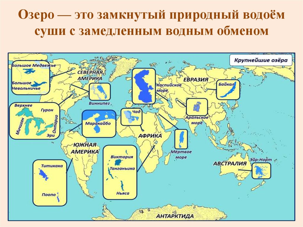 Что относится к естественным водоемам