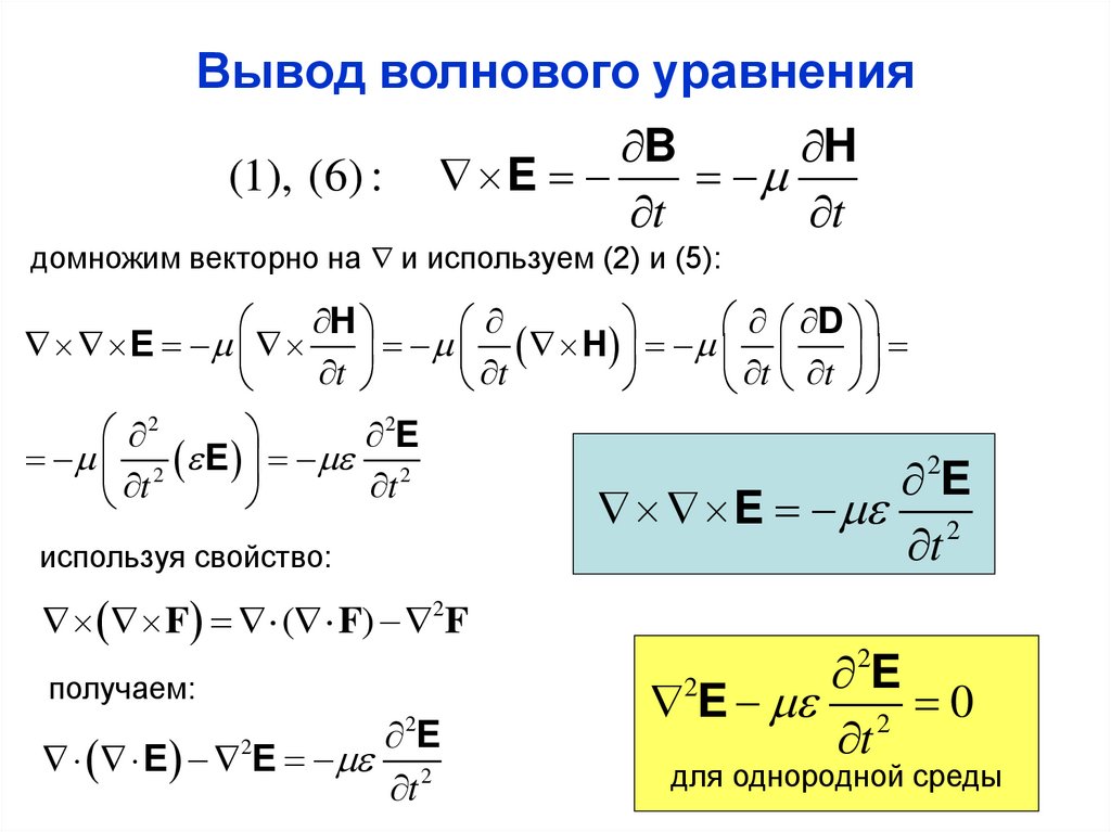 Схема крест для волнового уравнения