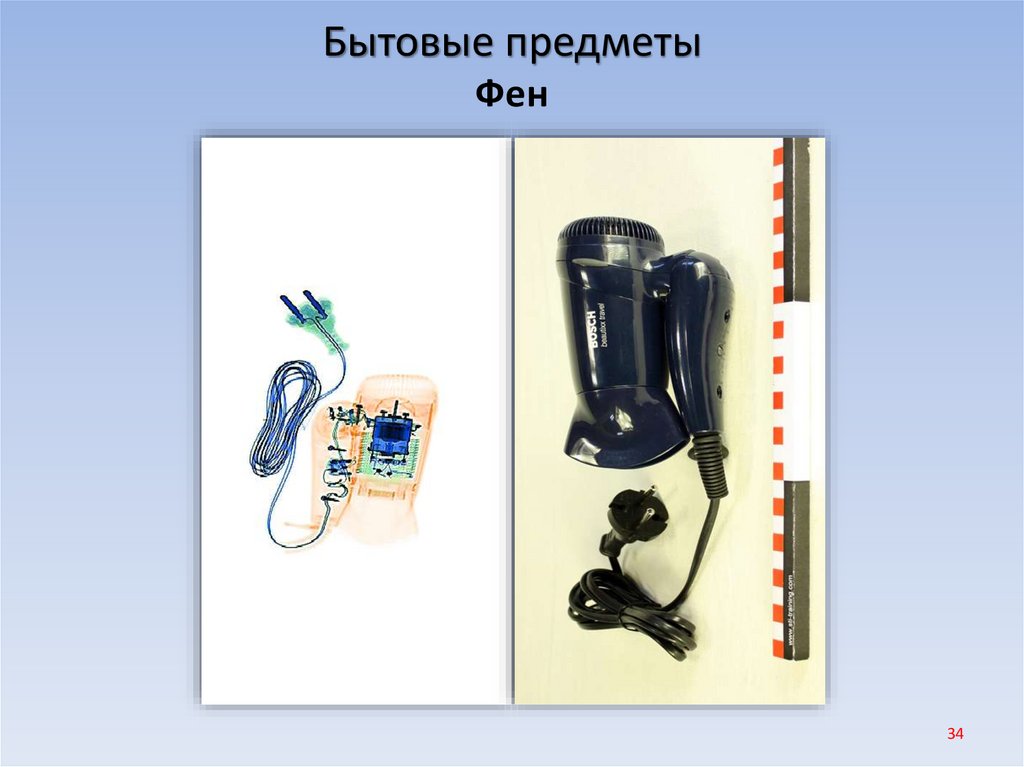 Бытовые предметы Фен