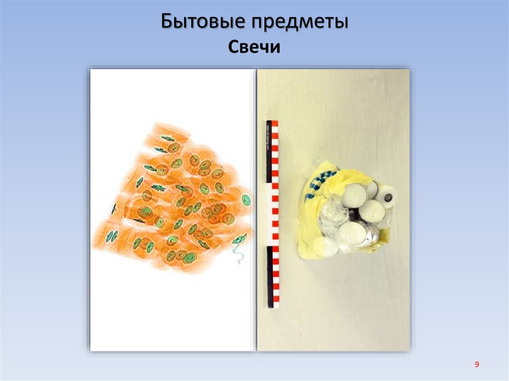 Бытовые предметы Свечи