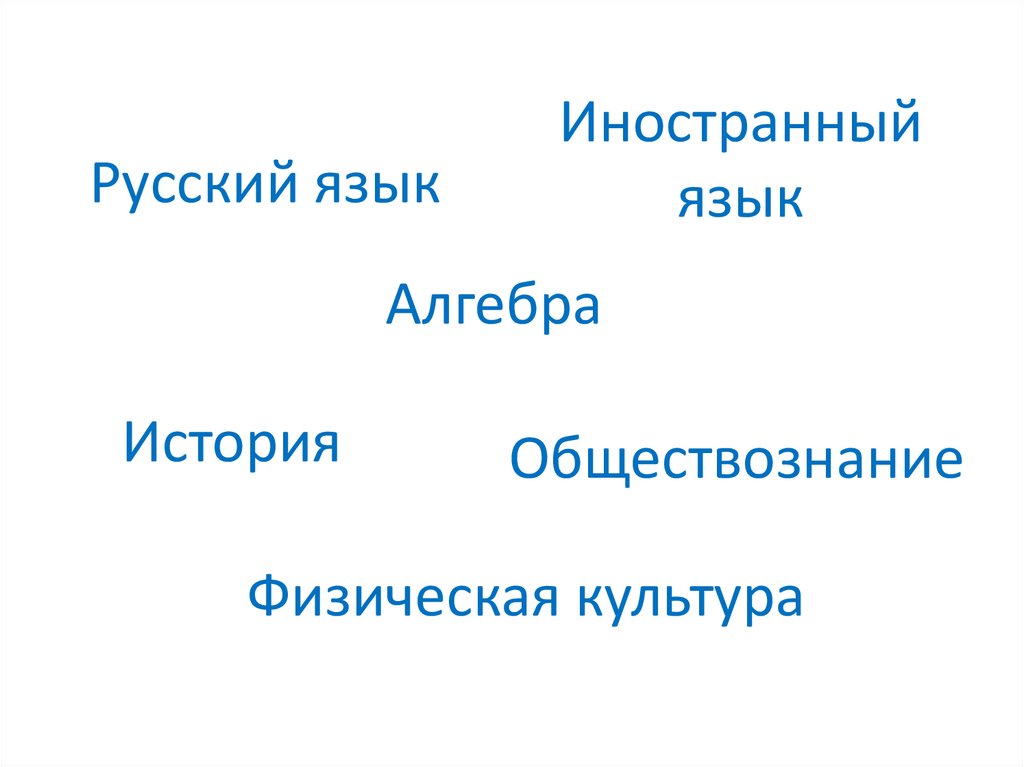 Русский язык