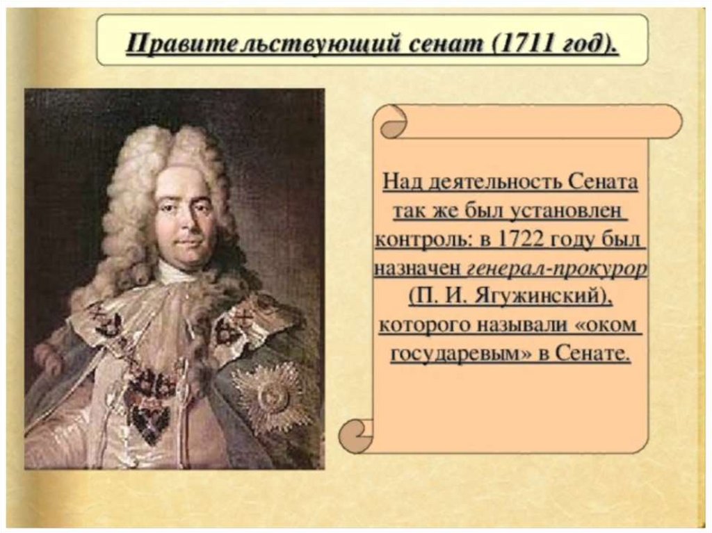 Кто правил в 1711. Сенат 1711 года Петра 1. Генерал-прокурор это при Петре 1. 1722 Год генерал прокурор. Генерал прокурор Сената.