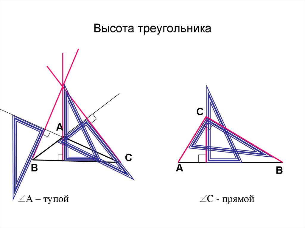 Высоты треугольника картинки. Высота треугольника. Высота тупого треугольника. 3 Высоты в треугольнике. Высоты в тупом треугольнике рисунок.