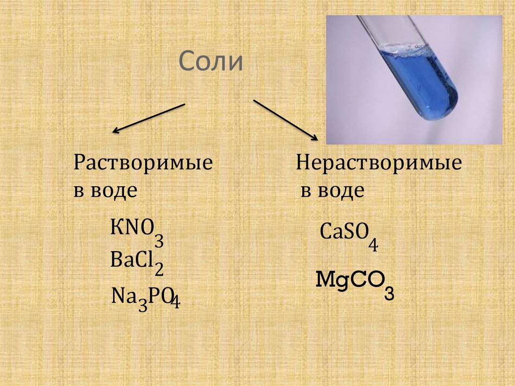 Медь стол соль это вещество