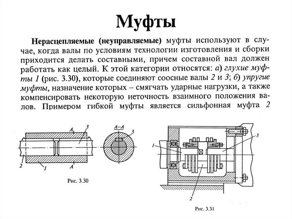 Презентация муфты по технической механике