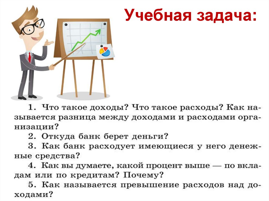 Учебная задача: