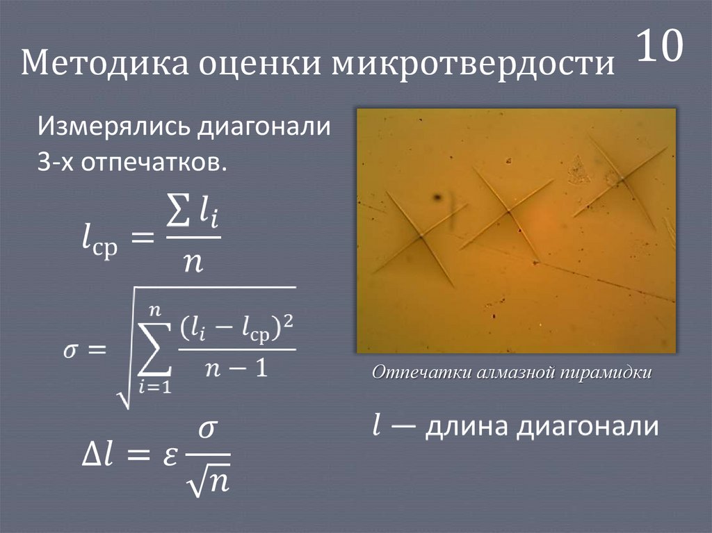 Объемные параметры