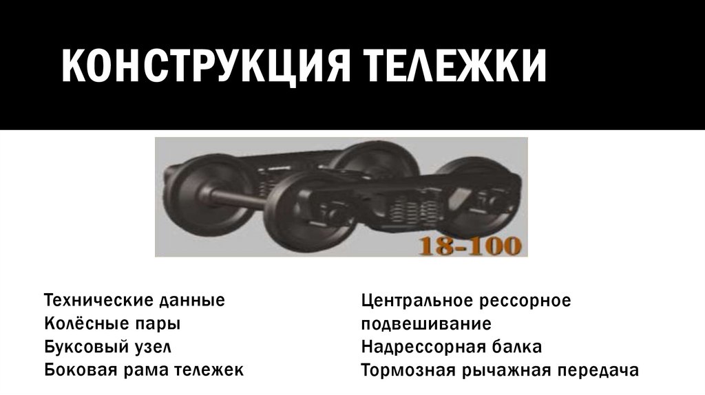 Назначение и классификация тележек вагонов - презентация онлайн