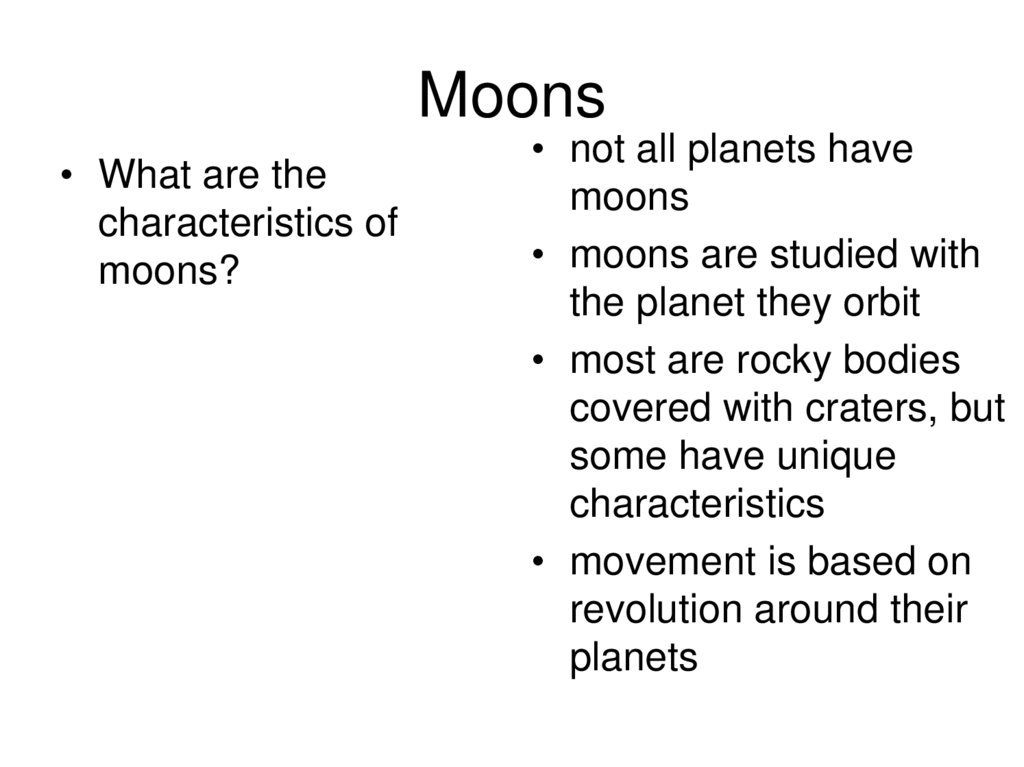Moons