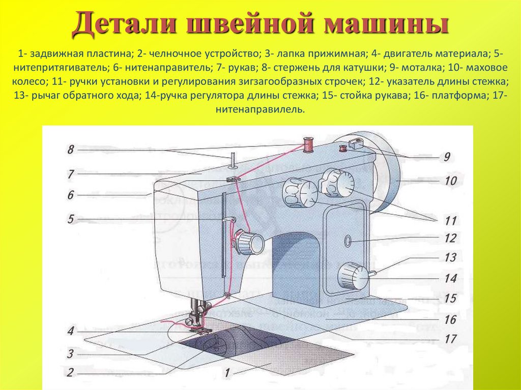 Швейные машинные работы 6 класс технология