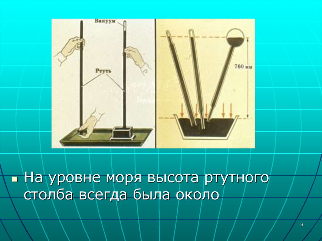 Атмосфера презентация 7 класс физика. Столбик ртутного столба что это. Ртутный столб. Ртутный столбик. Давление ртутного столба.