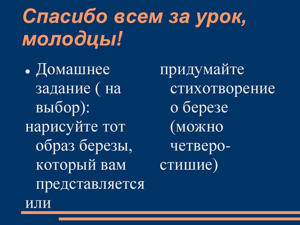 Спасибо всем за урок, молодцы!