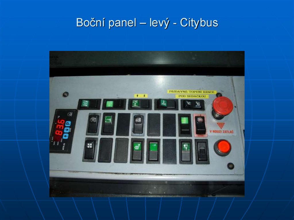 Boční panel – levý - Citybus