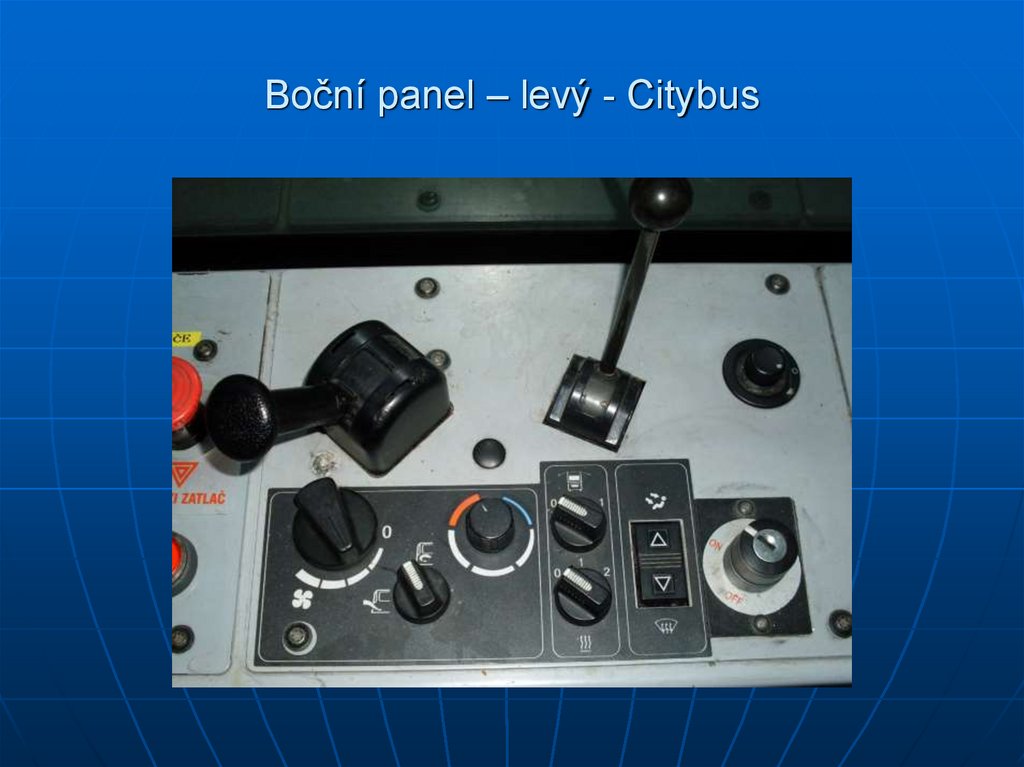 Boční panel – levý - Citybus