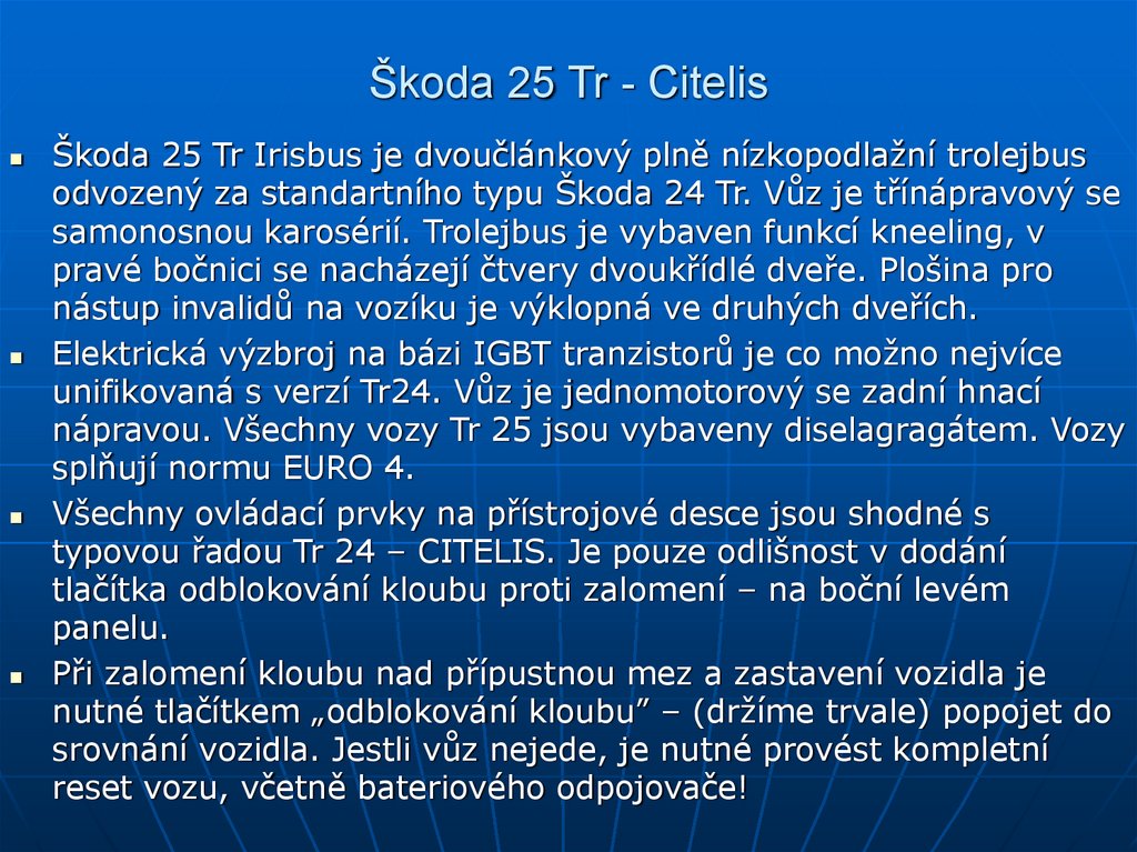 Škoda 25 Tr - Citelis