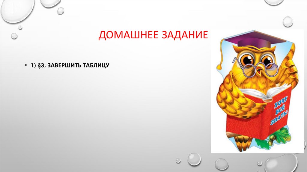 Домашнее задание