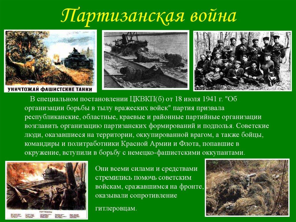 Партизанская война