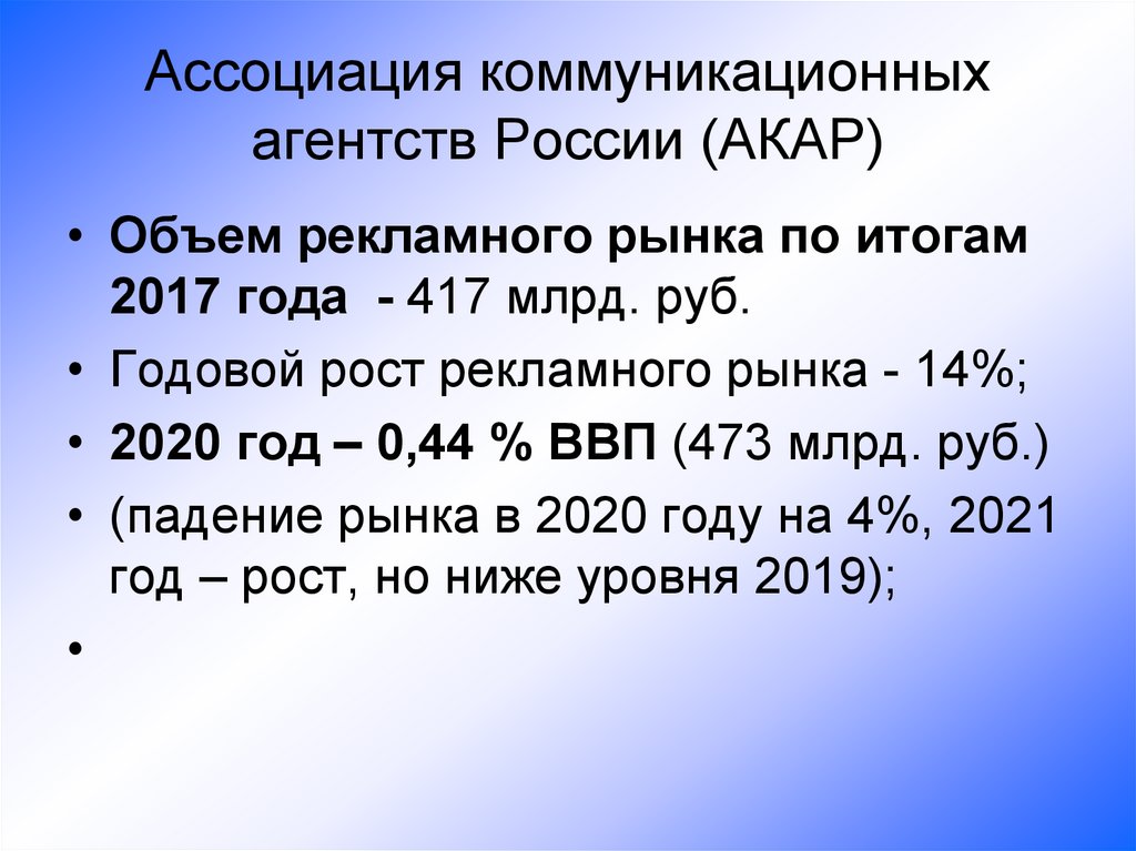 Ассоциация коммуникационных агентств России (АКАР)