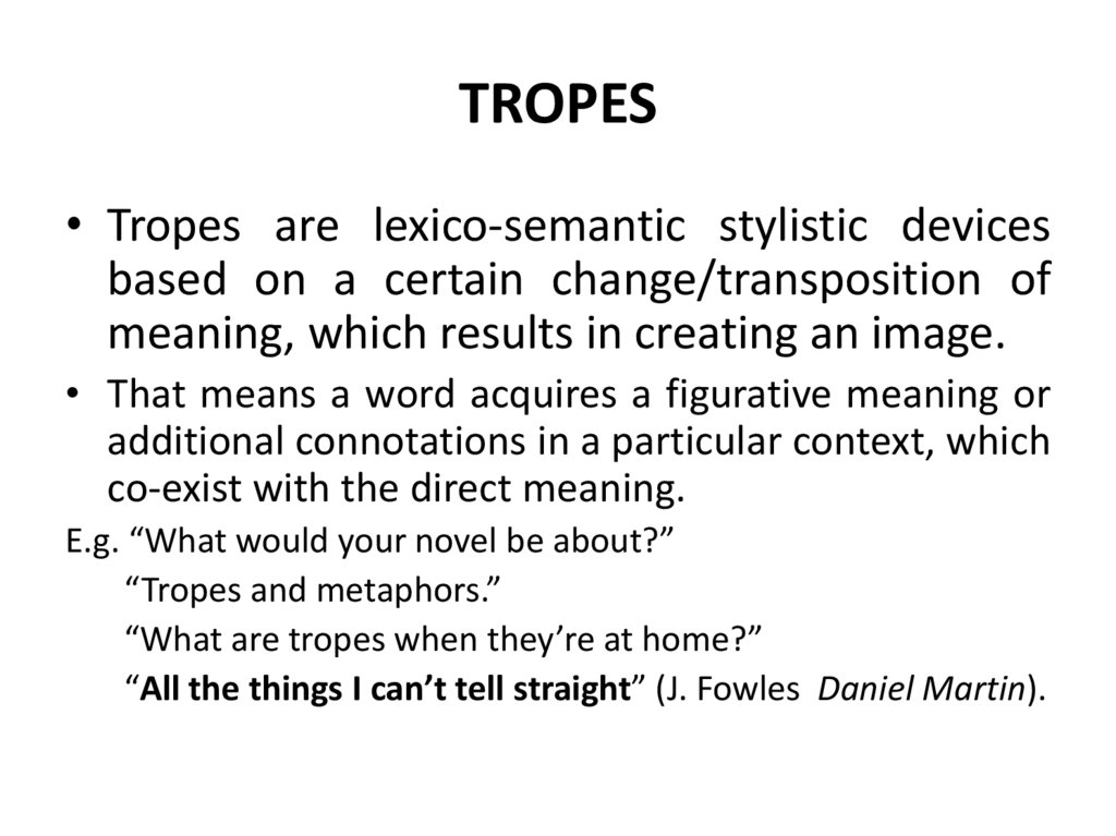 Lexico semantic stylistic devices 2 