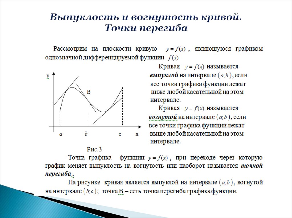 Выпуклость и вогнутость функции