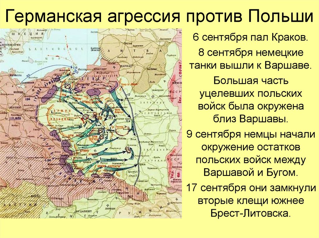 Как назывался план нападения немецких войск на польшу